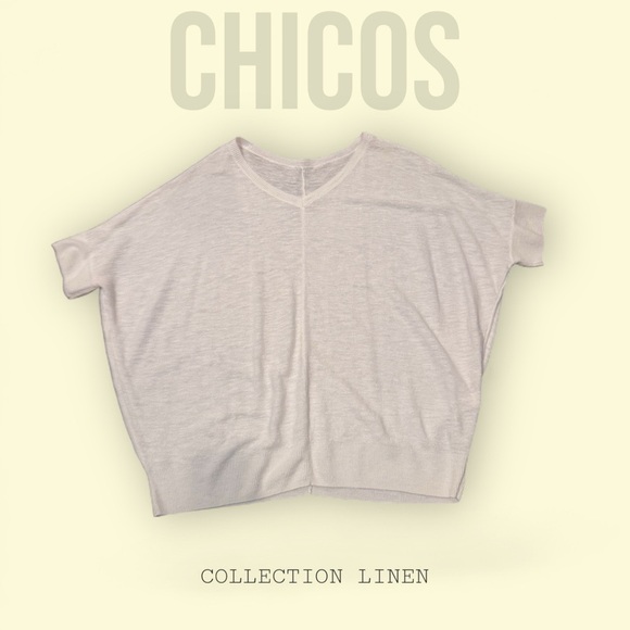 Chico's Tops - Chico's Light cream Linen Blouse​